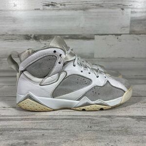 Nike Kid's Air Jordan Retro 7 VII Pure Money Platinum Basketball Shoes Size 6.5Y